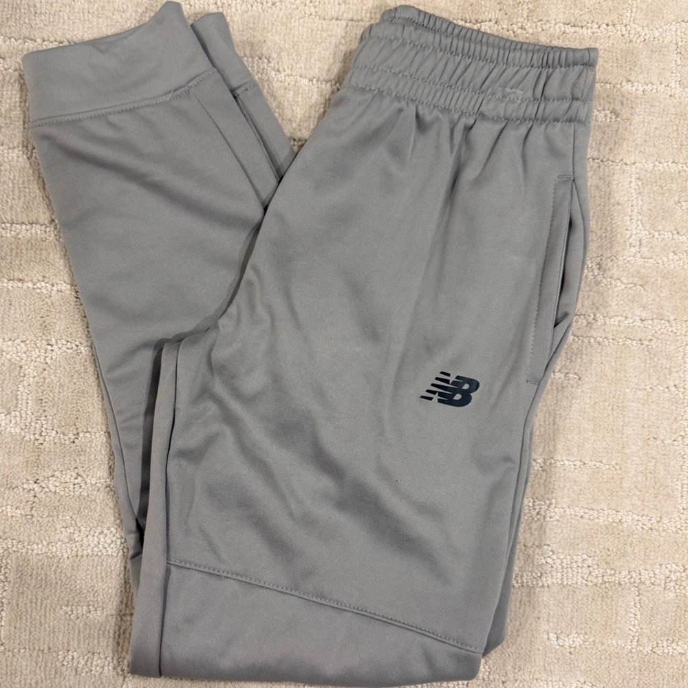New Balance Kids Light Gray Sweatpants